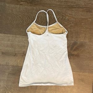 Lulu lemon spaghetti tank with built in bra